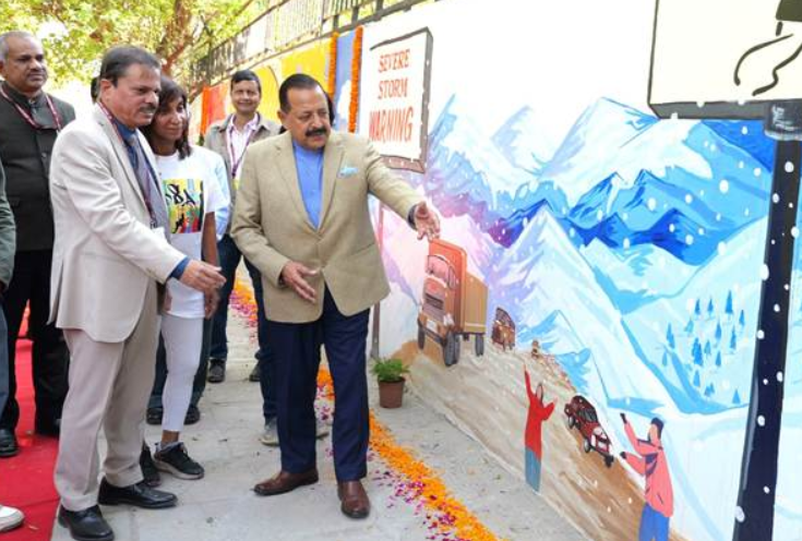 Union Minister Dr. Jitendra Singh Inaugurates India’s First Open-Air Art Wall Museum.
