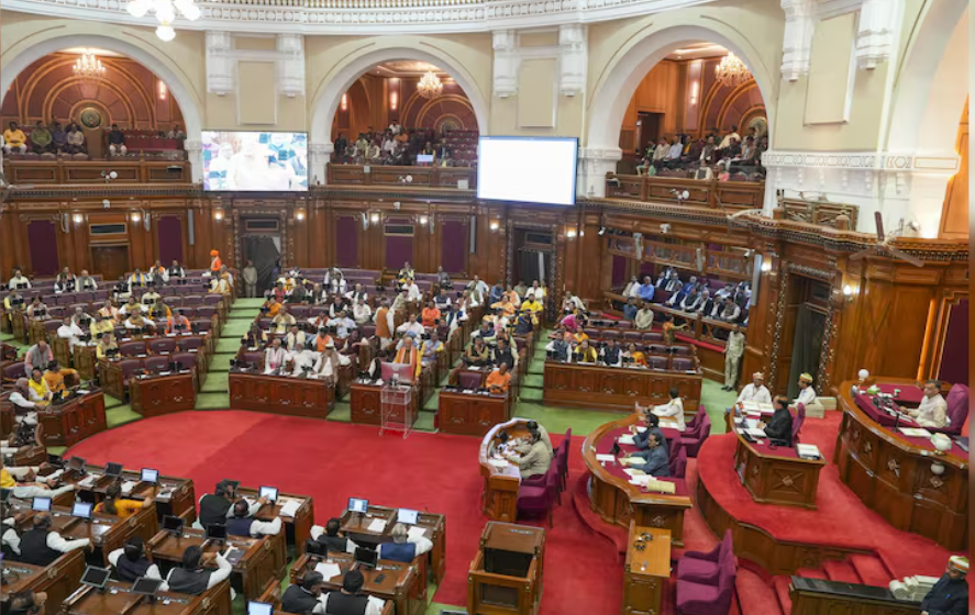 UP Finance Minister Suresh Khanna Presents ₹8.08 Trillion State Budget for FY26.