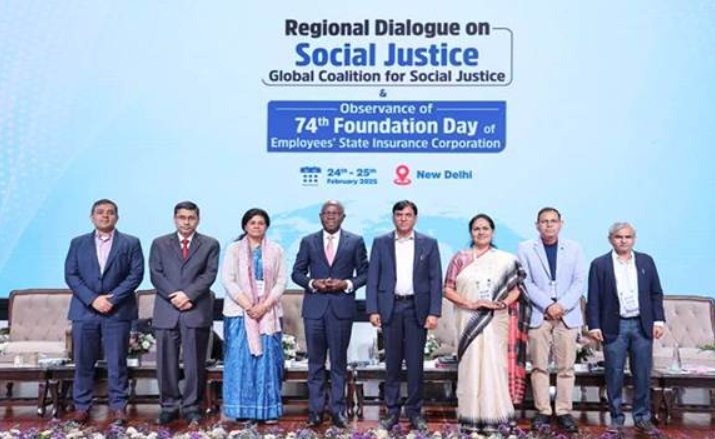 Union Minister Dr. Mansukh Mandaviya Inaugurates Regional Dialogue on Social Justice in New Delhi.