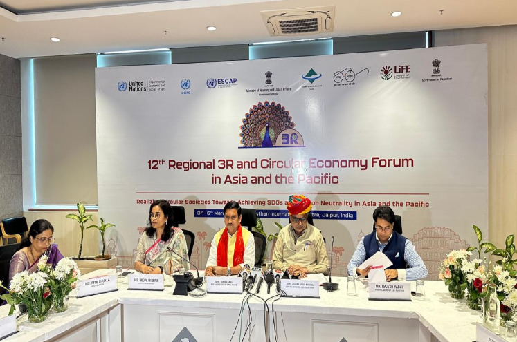 Jaipur, Rajasthan Hosts 12th Regional 3R and Circular Economy Forum for Asia & the Pacific.