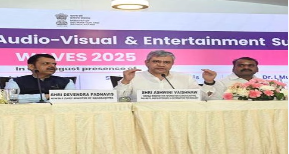 Union Minister Ashwini Vaishnaw Announces USD 1 Billion Fund for Creator Economy Ahead of WAVES 2025.