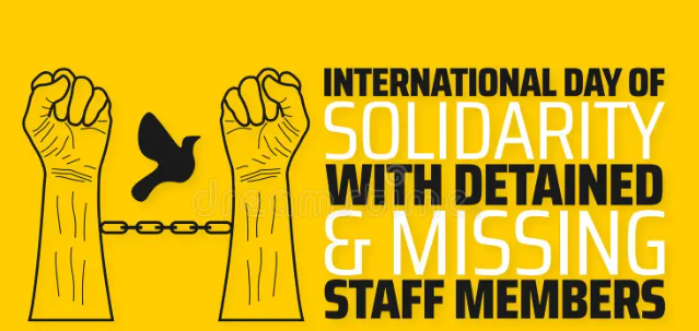 International Day of Solidarity with Detained and Missing UN Staff Observed on March 25, 2025.