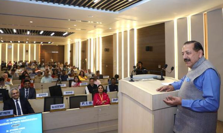 Dr. Jitendra Singh Delivers Keynote at IIPA's 71st Foundation Day & Launches 'Antyodaya Se Sarvodaya' Book.