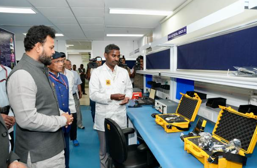Union Minister Ram Mohan Naidu Inaugurates DFDR and CVR Laboratory at Aircraft Accident Investigation Bureau (AAIB).