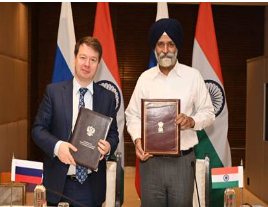 India and Russia Hold 8th Working Group Meeting on Priority Investment Projects in New Delhi.