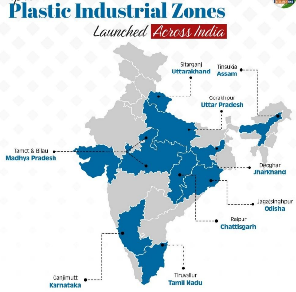 India Enhances Polymer Sector with Plastic Parks Scheme and Ranks 12th Globally in Plastic Exports.