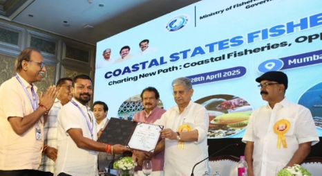 Coastal States Fisheries Meet 2025 Held in Mumbai Under Chairmanship of Union Minister Rajiv Ranjan Singh.