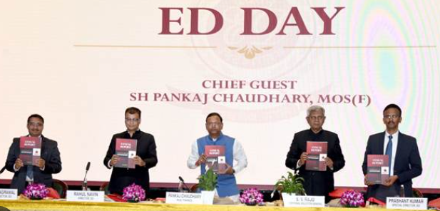 Union MoS Pankaj Chaudhary Leads Celebrations of 69th ED Foundation Day in New Delhi.