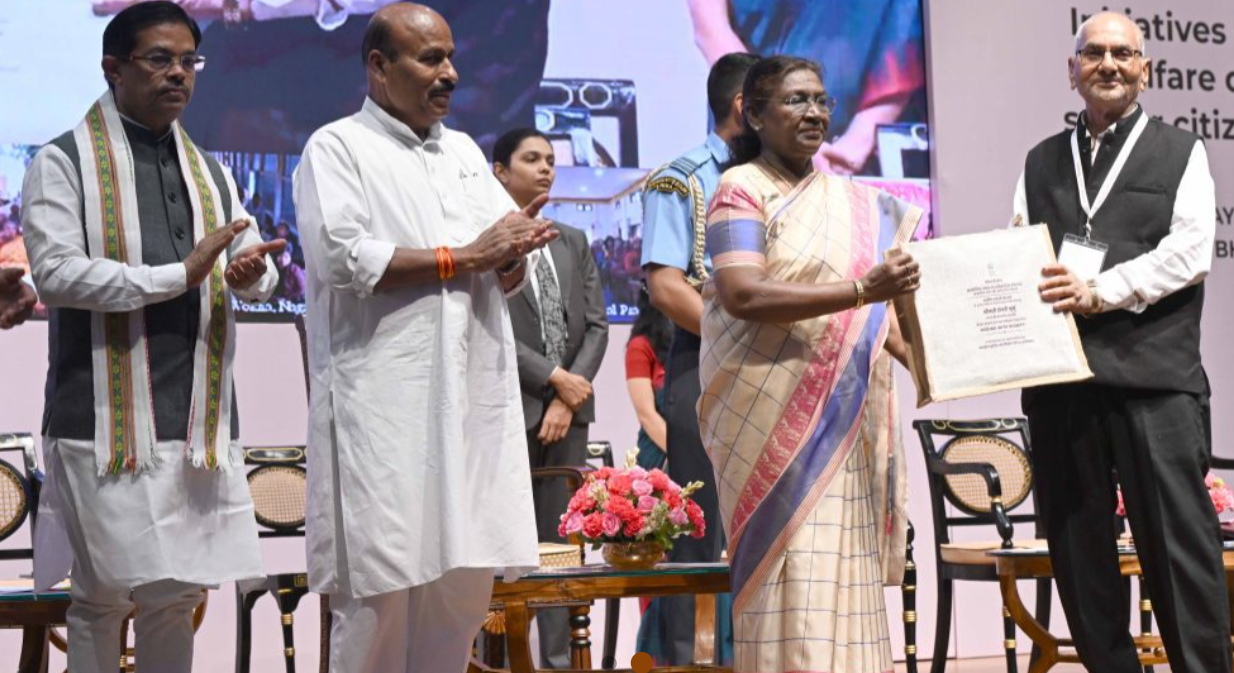 President Droupadi Murmu Launches Key Initiatives for Senior Citizens' Welfare at Rashtrapati Bhawan.