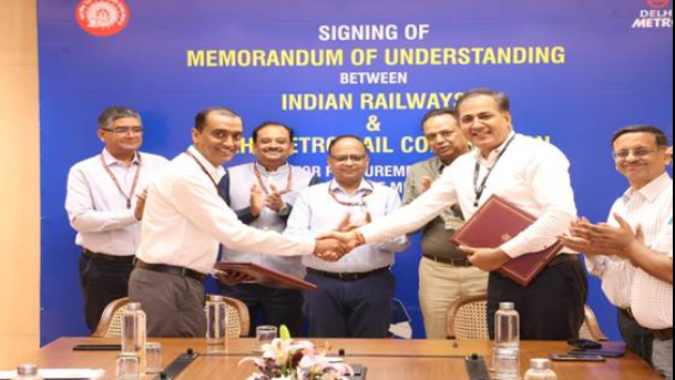 Indian Railways & DMRC Sign MoU to Implement Automatic Wheel Profile Measurement Systems (AWPMS).