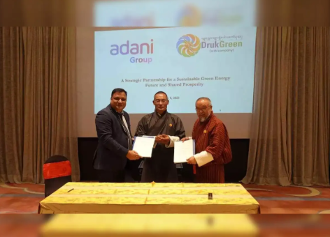 Adani Group and Bhutan's DGPC Sign MoU to Jointly Develop 5,000 MW Hydropower Projects in Bhutan .