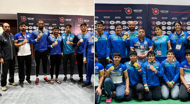 Ulaanbaatar Open 2025 Wrestling: India Finishes 2nd with 21 Medals, Host Mongolia Leads the Tally.