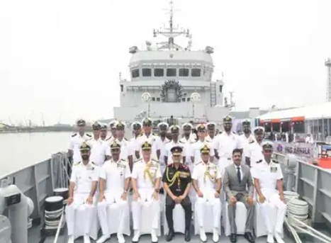 Indian Navy Commissions First Indigenous Anti-Submarine Warship ‘INS Arnala’.