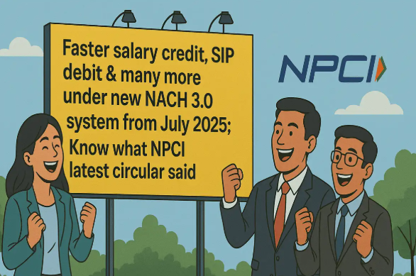 NPCI Launches National Automated Clearing House (NACH) 3.0 for Faster Salaries, EMIs & SIPs with Enhanced Security.