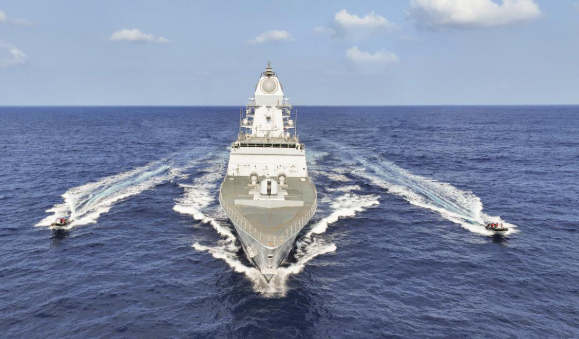 Indian Navy Inducts Indigenous Stealth Frigate ‘Udaygiri’ Under Project 17A.