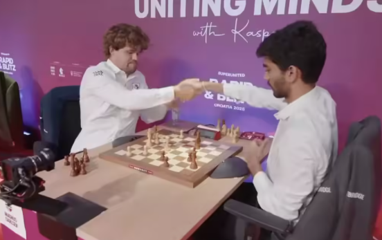 Magnus Carlsen Wins SuperUnited Rapid & Blitz Croatia 2025 and D Gukesh Secures Third Place.