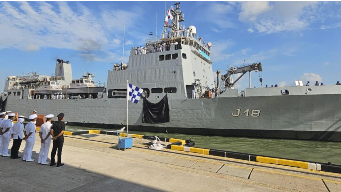 INS Sandhayak Docks in Malaysia to Boost Maritime Cooperation.