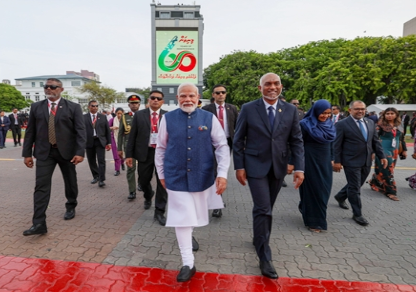 PM Narendra Modi Concludes Two-Day Official Visit to Maldives to Mark 60 Years of Diplomatic Ties.