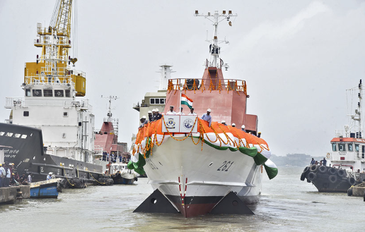 Indian Coast Guard’s 6th Indigenous Fast Patrol Vessel ‘Atal’ Launched at Goa Shipyard on 29 July 2025.