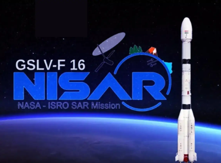 ISRO-NASA Jointly Launch NISAR Satellite Aboard GSLV-F16 for First Dual-Frequency Earth Observation Mission.