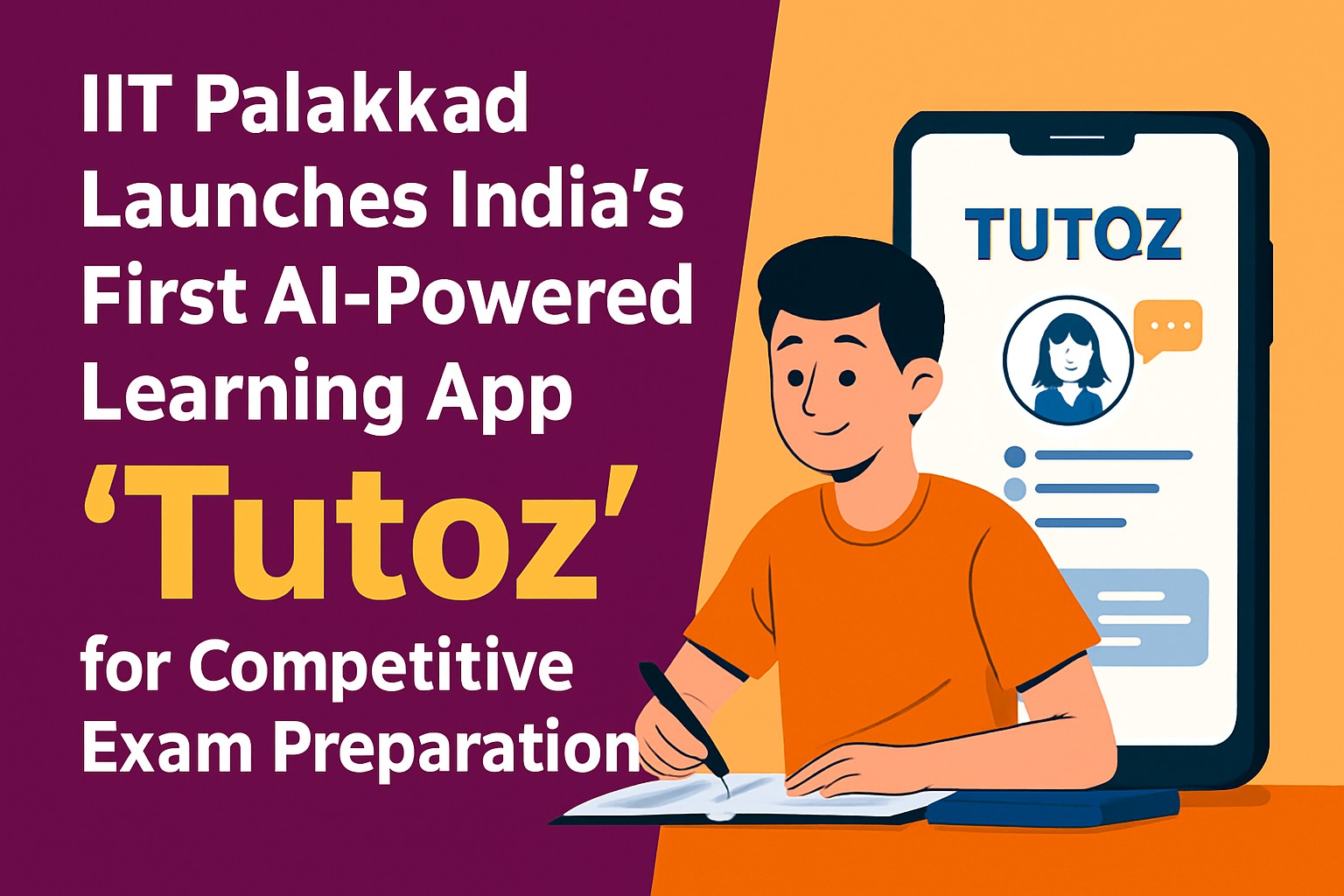 IIT Palakkad Launches India's First Al-Powered Learning App 'Tutoz' for Competitive Exam Preparation.