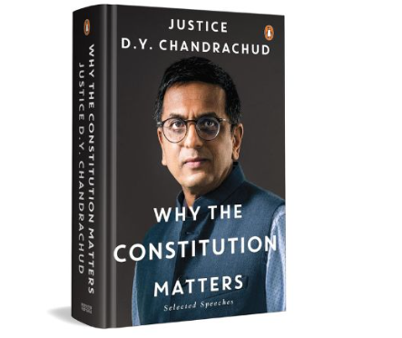 Former Chief Justice D.Y. Chandrachud to Release Debut Book "Why the Constitution Matters".