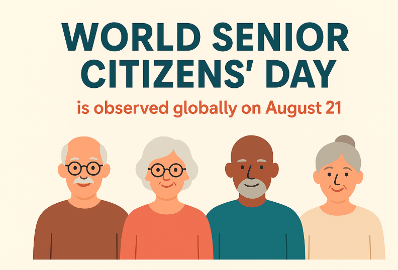 World Senior Citizens’ Day is observed globally on August 21.