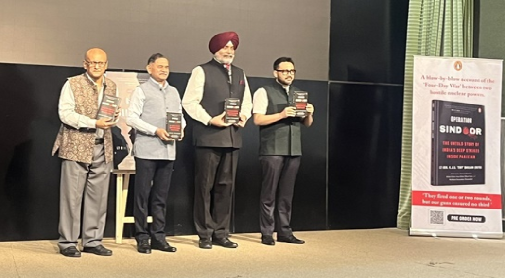 COAS General Upendra Dwivedi Launches Book “Operation Sindoor” by Retd. Lt. Gen. K.J.S. Dhillon.