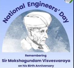 India Celebrated National Engineer’s Day on September 15.