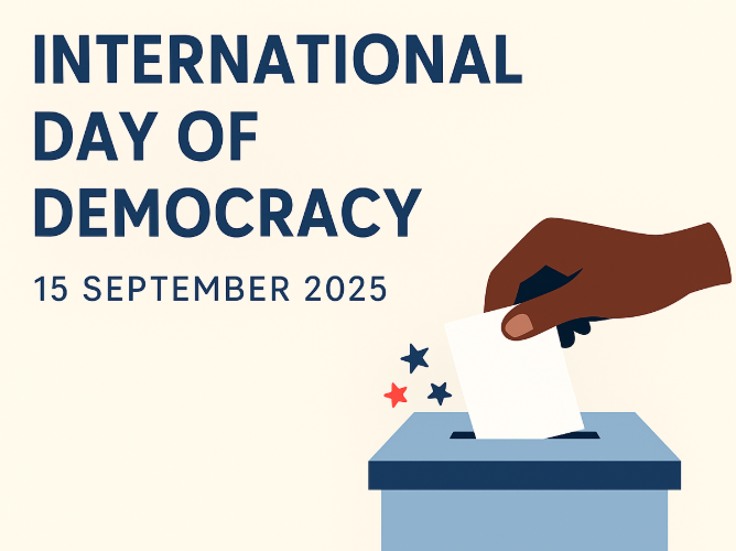 International Day of Democracy 2025 Observed on September 15.
