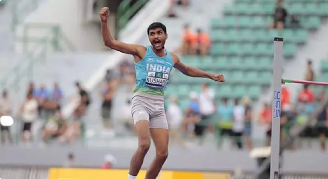 Headline: Sarvesh Kushare Becomes First Indian High Jumper to Qualify for World Athletics Championships Final.