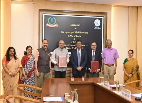 CAG Signs MoU with CBDT to Enhance Public Financial Management and Tax Administration.
