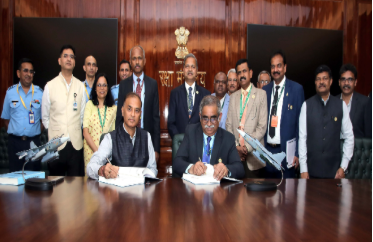 MoD Signs Rs 62,370 Crore Deal with HAL for 97 Tejas Mark-1A Fighter Jets for IAF.
