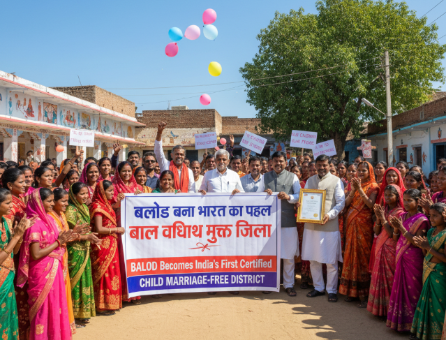 Balod Becomes India’s First Certified Child Marriage-Free District.
