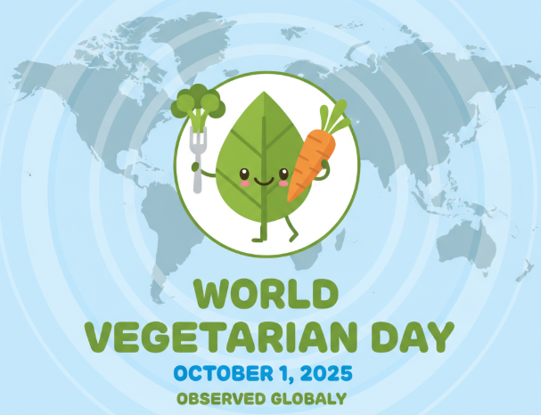 World Vegetarian Day 2025 Observed Globally on October 1.
