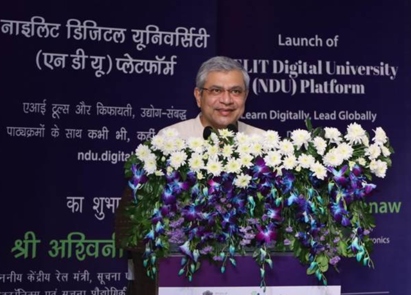 Union Minister Ashwini Vaishnaw Launches ‘NIELIT Digital University’ to Boost Digital Educatiom and Inaugurates 5 New NIELIT Centres Across India.