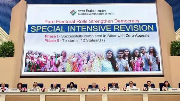 Special Intensive Revision (SIR) of electoral rolls begins in 12 States and UTs.