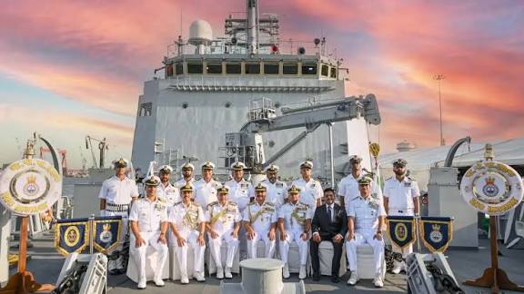 Indian Navy Commissions Survey Vessel Large (SVL) ‘Ikshak’ in Kochi.