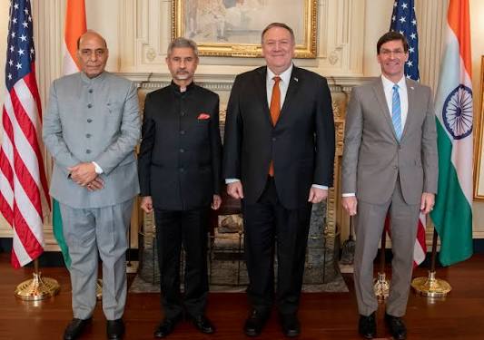 India and USA Hold "2+2" Ministerial Dialogue in Washington D.C.