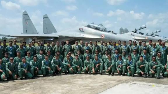 Indian Air Force Conducts Exercise "Astra Shakti 2025".
